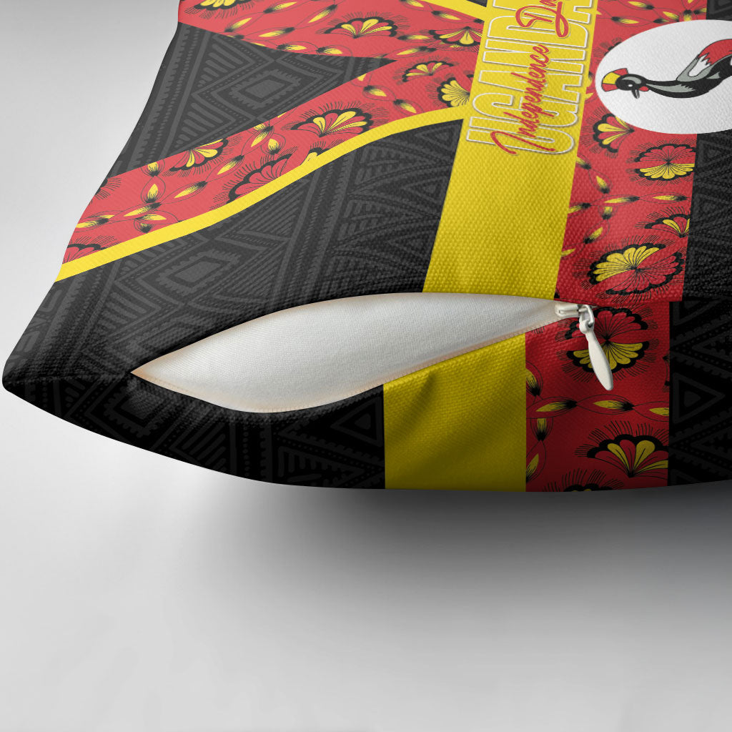 Uganda Independence Day Pillow Cover Ugandan Kitenge African Pattern
