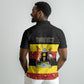 Personalized Uganda Independence Day Polo Shirt Ugandan Kitenge African Pattern