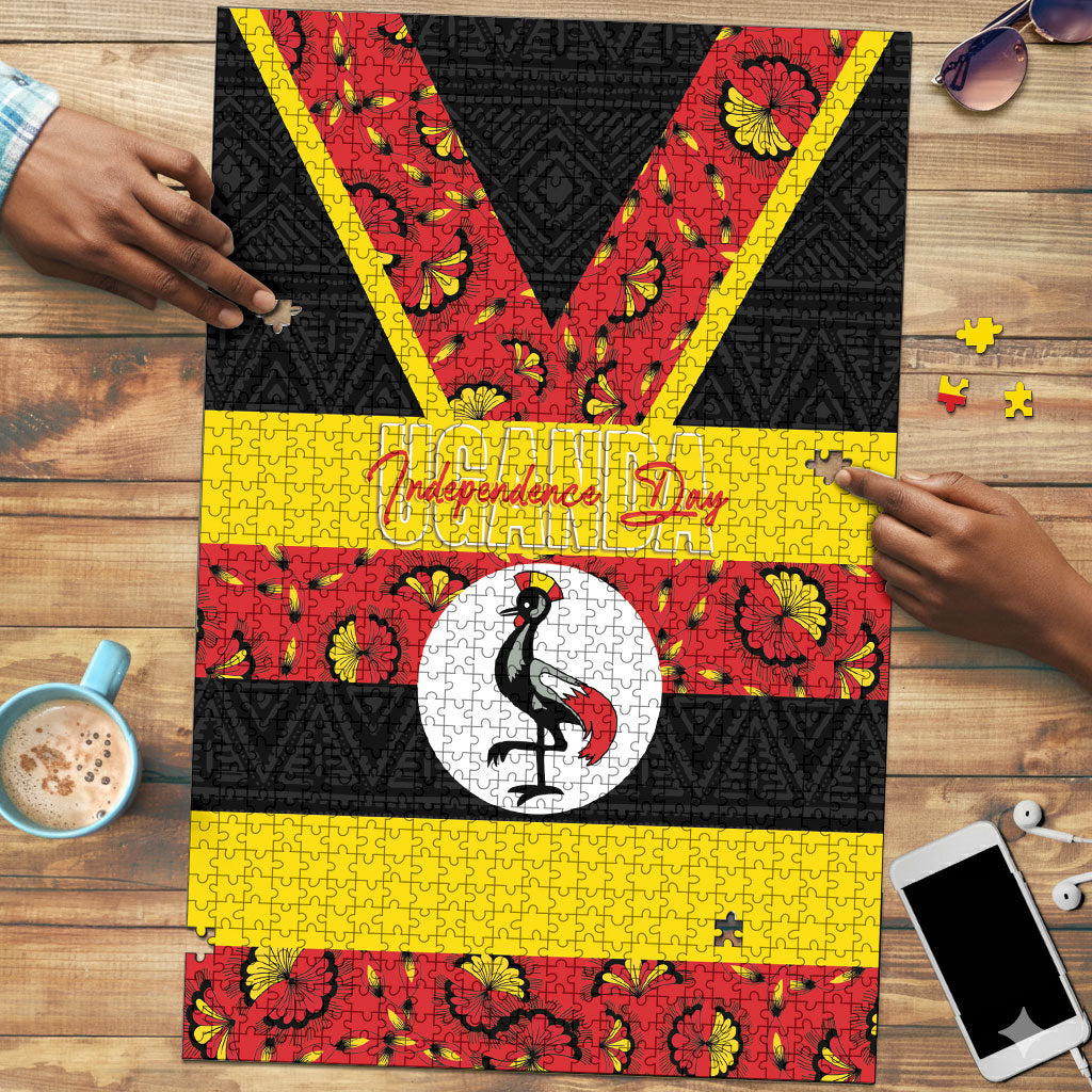 Uganda Independence Day Puzzle Ugandan Kitenge African Pattern