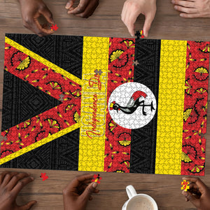 Uganda Independence Day Puzzle Ugandan Kitenge African Pattern