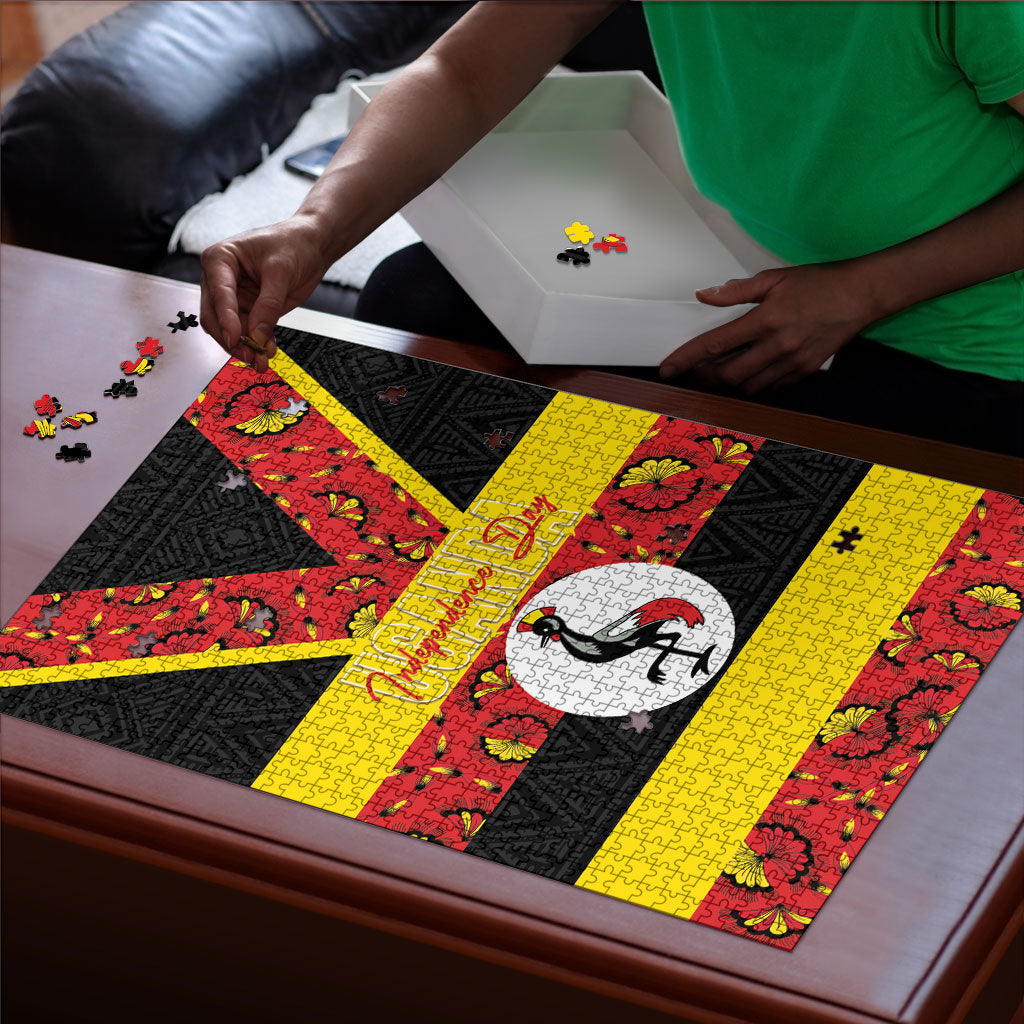 Uganda Independence Day Puzzle Ugandan Kitenge African Pattern