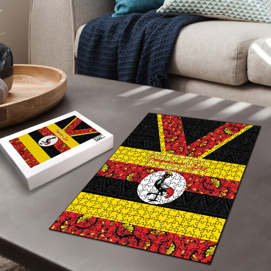 Uganda Independence Day Puzzle Ugandan Kitenge African Pattern