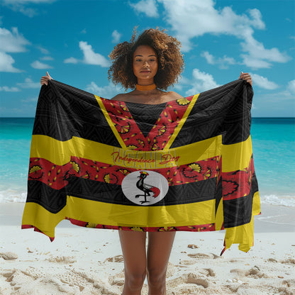 Uganda Independence Day Sarong Ugandan Kitenge African Pattern