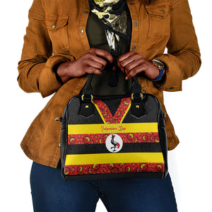 Uganda Independence Day Shoulder Handbag Ugandan Kitenge African Pattern