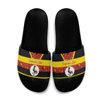 Uganda Independence Day Slide Sandals Ugandan Kitenge African Pattern