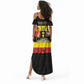 Personalized Uganda Independence Day Summer Maxi Dress Ugandan Kitenge African Pattern