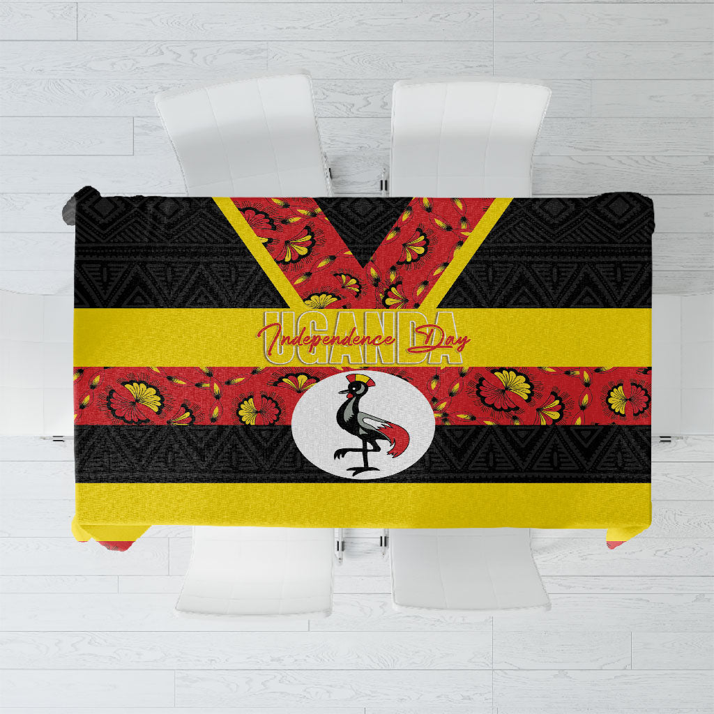 Uganda Independence Day Tablecloth Ugandan Kitenge African Pattern