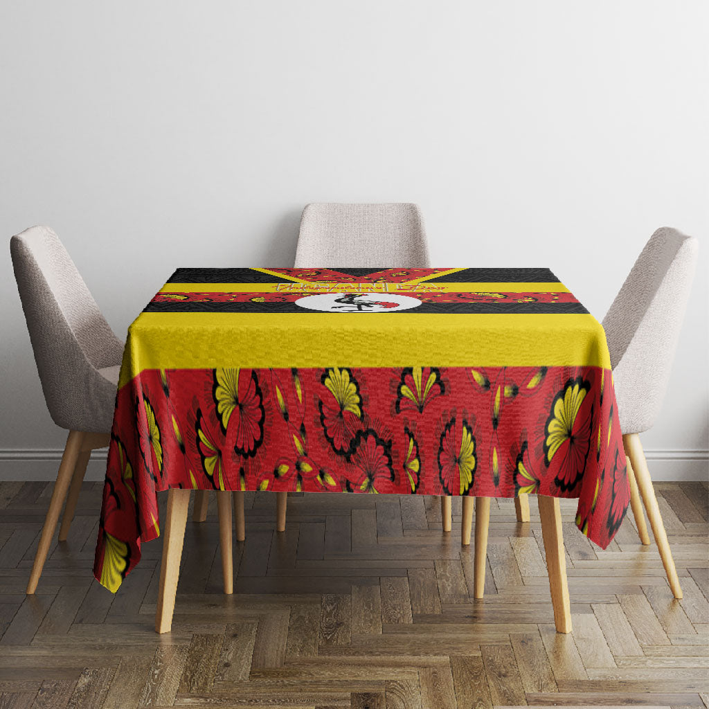 Uganda Independence Day Tablecloth Ugandan Kitenge African Pattern