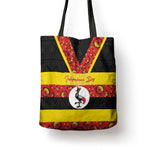 Uganda Independence Day Tote Bag Ugandan Kitenge African Pattern