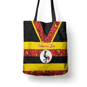 Uganda Independence Day Tote Bag Ugandan Kitenge African Pattern