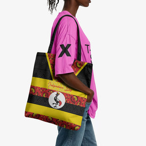 Uganda Independence Day Tote Bag Ugandan Kitenge African Pattern