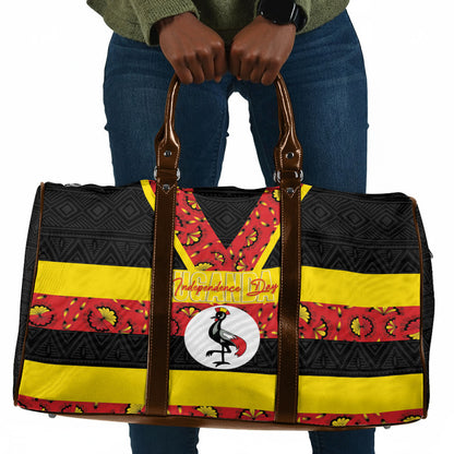 Uganda Independence Day Travel Bag Ugandan Kitenge African Pattern