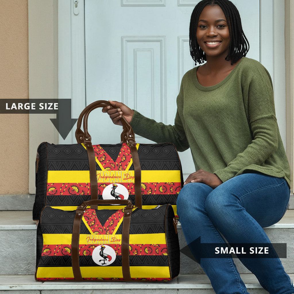 Uganda Independence Day Travel Bag Ugandan Kitenge African Pattern