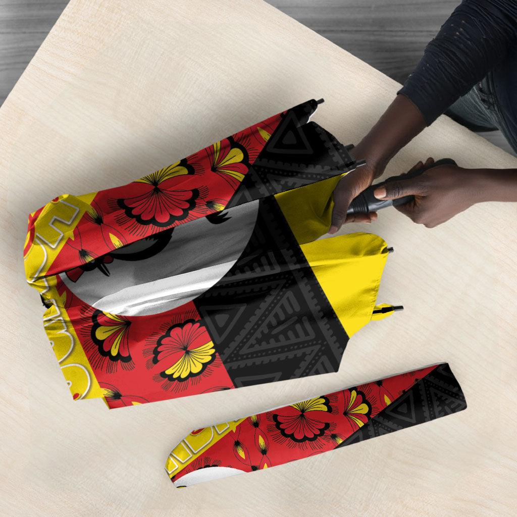 Uganda Independence Day Umbrella Ugandan Kitenge African Pattern