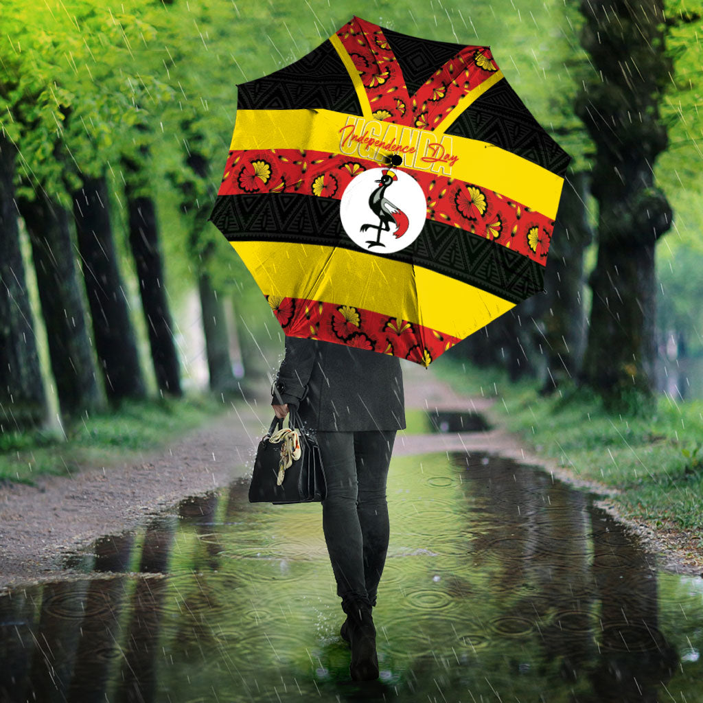 Uganda Independence Day Umbrella Ugandan Kitenge African Pattern