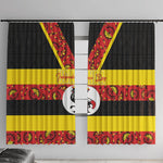 Uganda Independence Day Window Curtain Ugandan Kitenge African Pattern