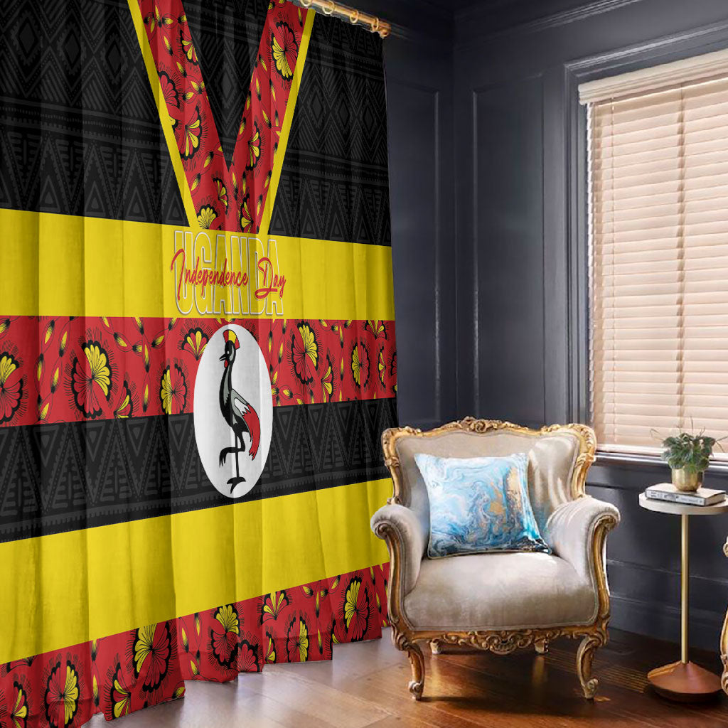 Uganda Independence Day Window Curtain Ugandan Kitenge African Pattern