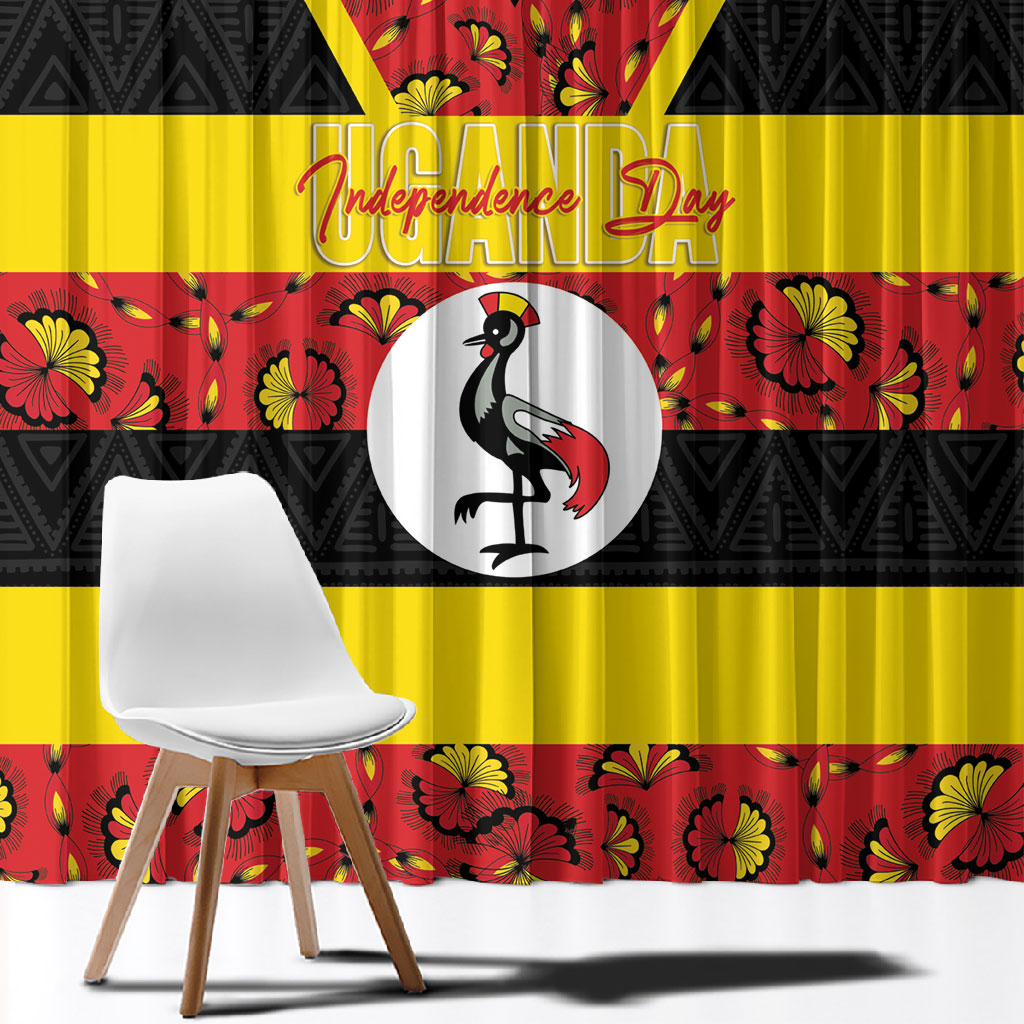 Uganda Independence Day Window Curtain Ugandan Kitenge African Pattern