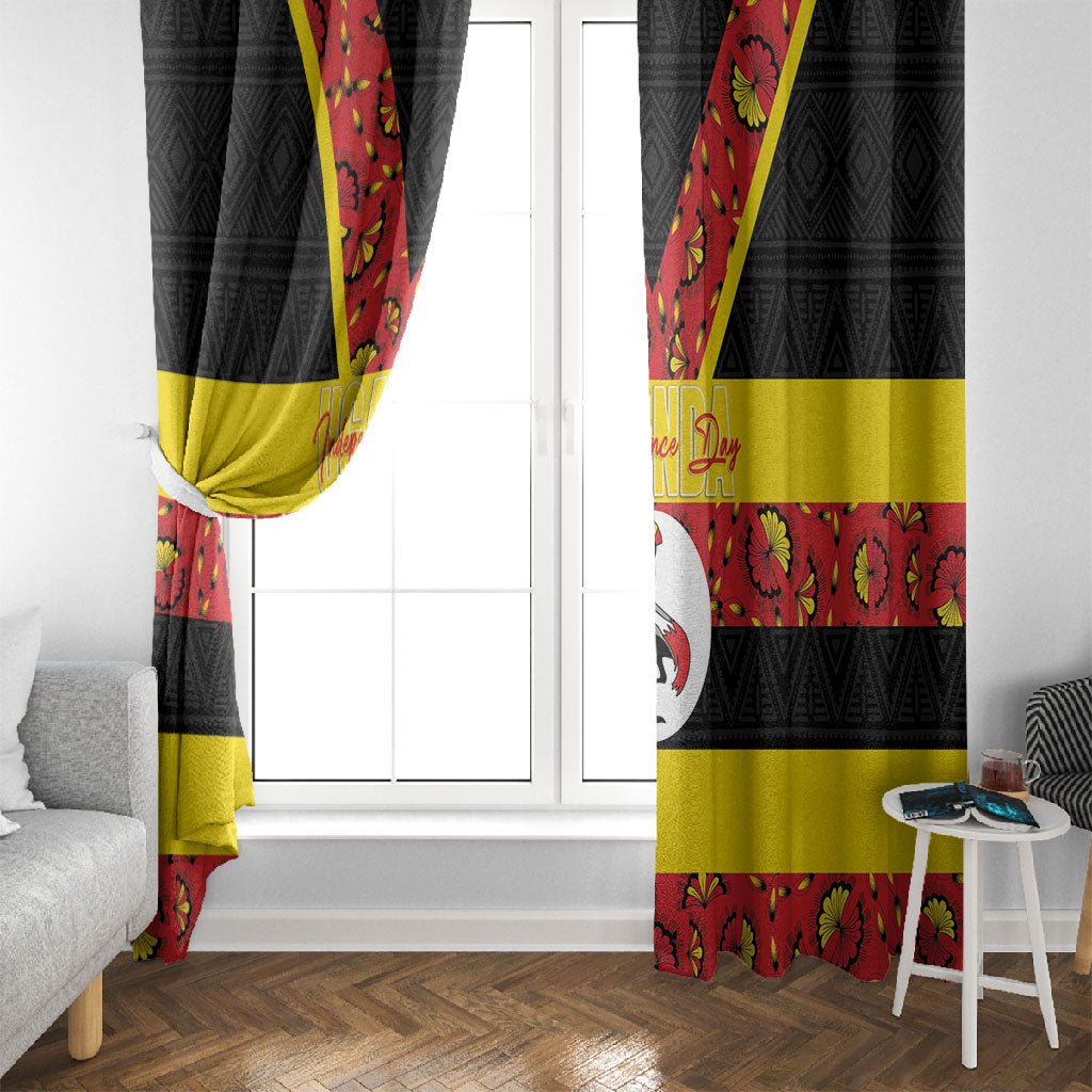 Uganda Independence Day Window Curtain Ugandan Kitenge African Pattern