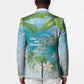 Afro Haiti Cotes des Arcadins Blazer Ayiti Map With Royal Palm Plumeria - African Pride