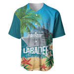 Afro Haiti Labadee Peninsula Baseball Jersey Caribbean Cruise Tropical Vibes LT14
