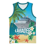 Afro Haiti Labadee Peninsula Basketball Jersey Caribbean Cruise Tropical Vibes - African Pride
