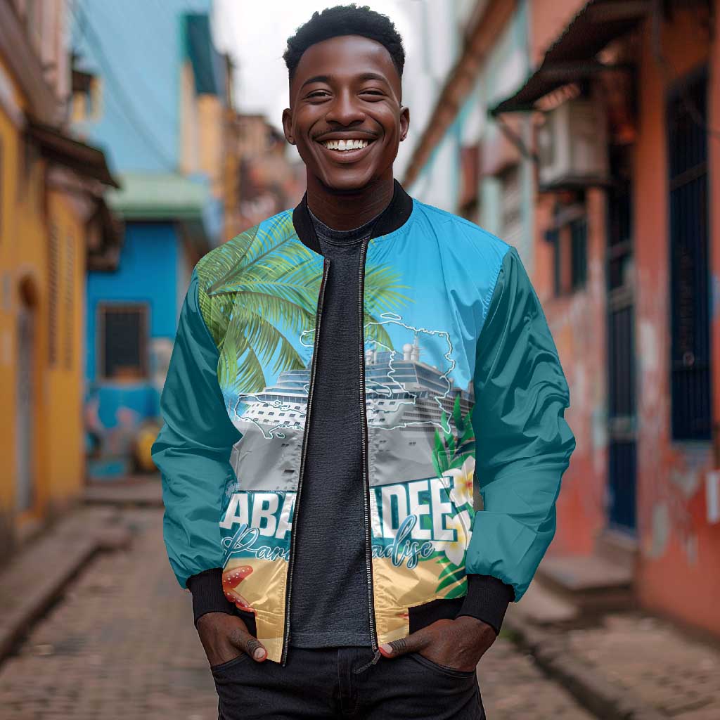 Afro Haiti Labadee Peninsula Bomber Jacket Caribbean Cruise Tropical Vibes - African Pride