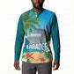 Afro Haiti Labadee Peninsula Button Sweatshirt Caribbean Cruise Tropical Vibes