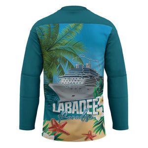 Afro Haiti Labadee Peninsula Hockey Jersey Caribbean Cruise Tropical Vibes - African Pride
