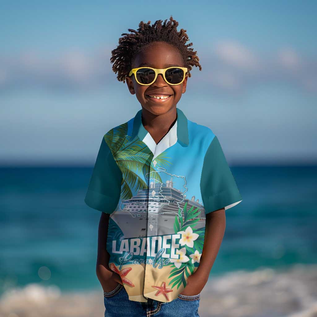 Afro Haiti Labadee Peninsula Kid Hawaiian Shirt Caribbean Cruise Tropical Vibes LT14