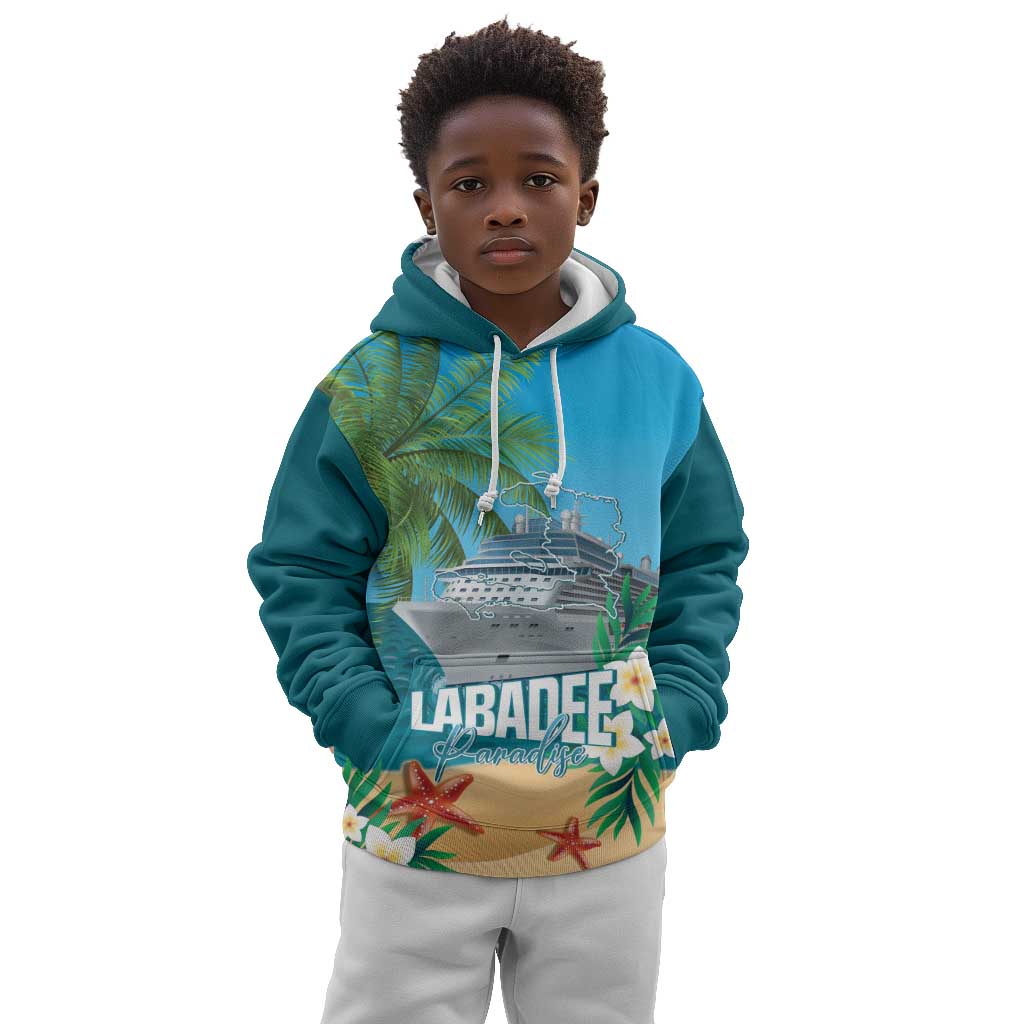 Afro Haiti Labadee Peninsula Kid Hoodie Caribbean Cruise Tropical Vibes - African Pride