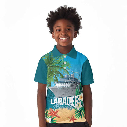 Afro Haiti Labadee Peninsula Kid Polo Shirt Caribbean Cruise Tropical Vibes LT14