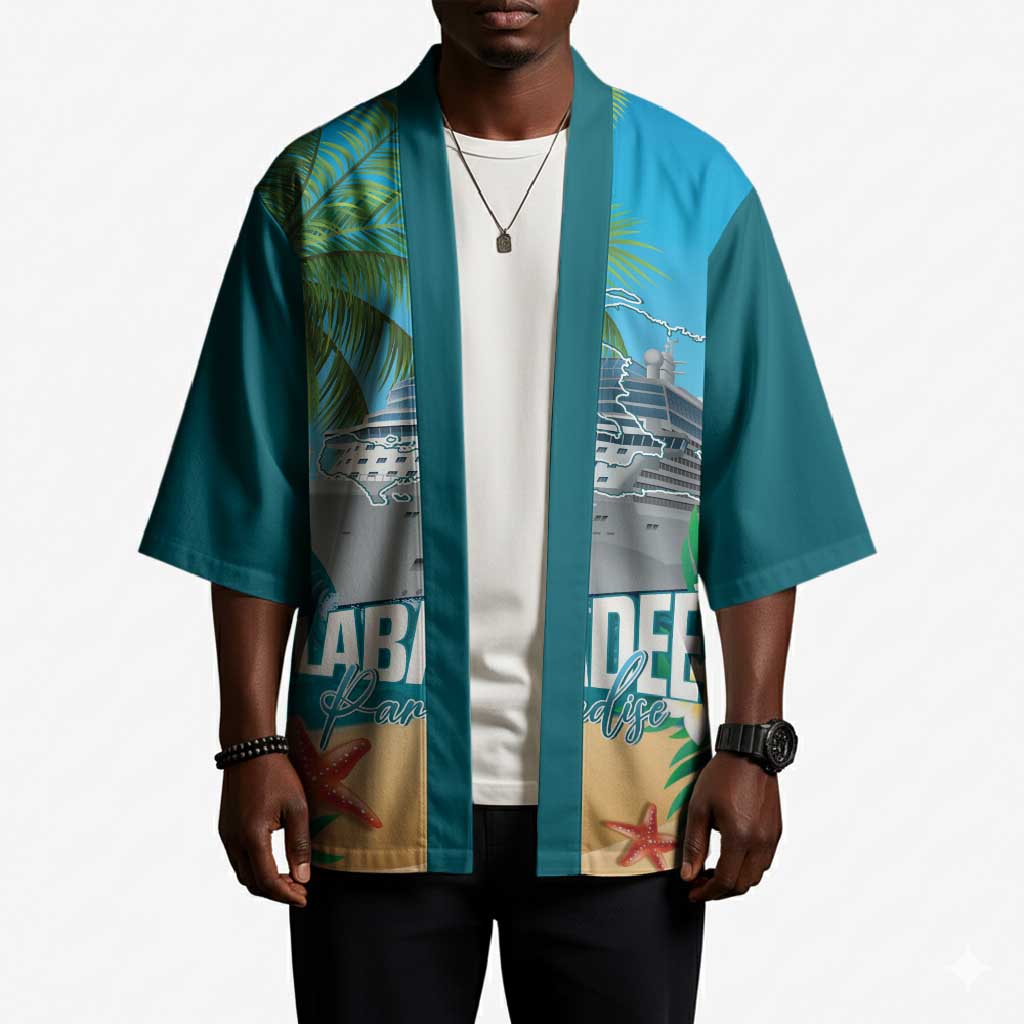Afro Haiti Labadee Peninsula Kimono Caribbean Cruise Tropical Vibes - African Pride