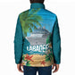Afro Haiti Labadee Peninsula Padded Jacket Caribbean Cruise Tropical Vibes - African Pride
