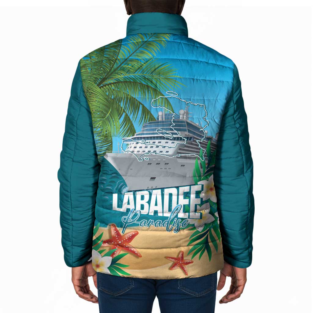 Afro Haiti Labadee Peninsula Padded Jacket Caribbean Cruise Tropical Vibes - African Pride