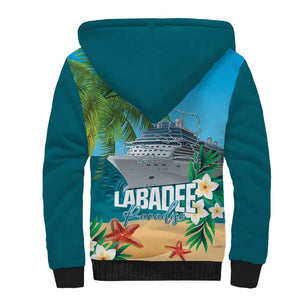 Afro Haiti Labadee Peninsula Sherpa Hoodie Caribbean Cruise Tropical Vibes - African Pride