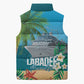 Afro Haiti Labadee Peninsula Sleeveless Puffer Jacket Caribbean Cruise Tropical Vibes - African Pride