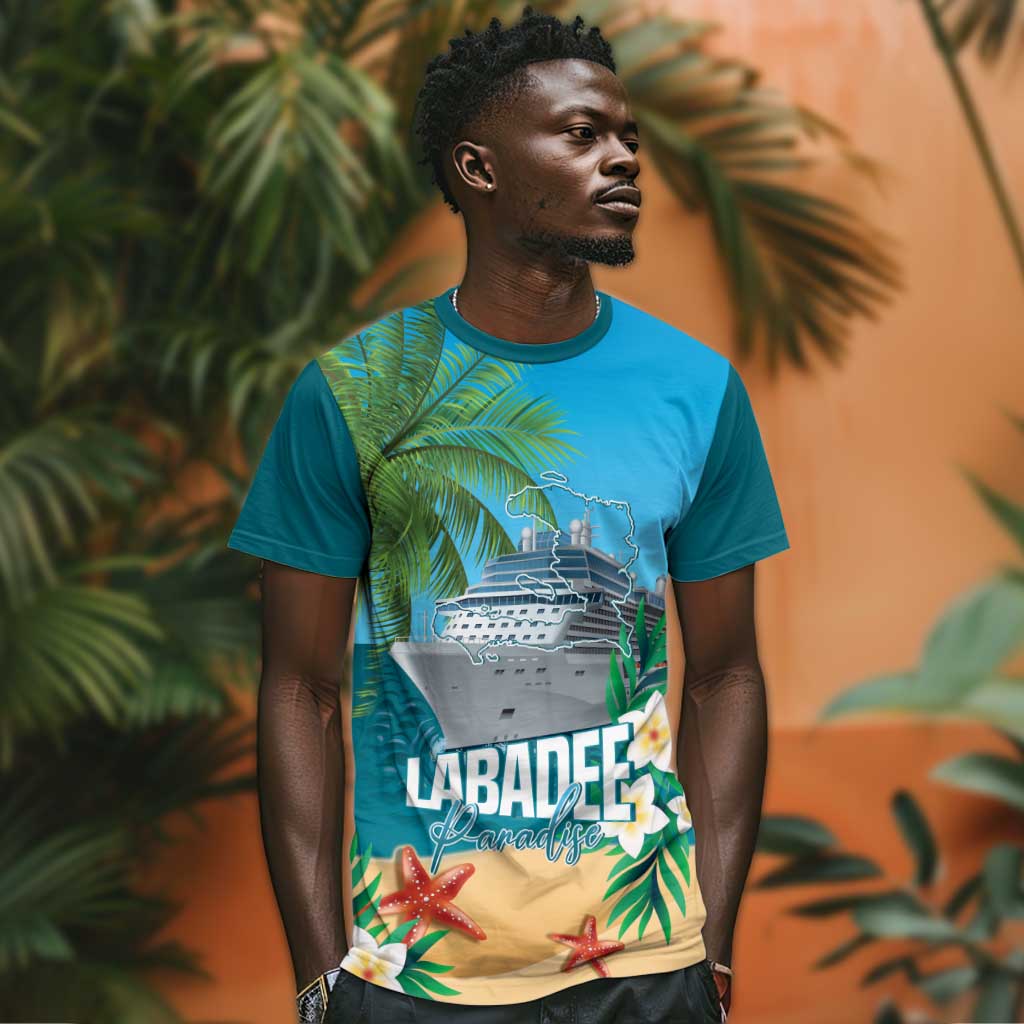 Afro Haiti Labadee Peninsula T shirt Caribbean Cruise Tropical Vibes LT14