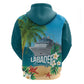 Afro Haiti Labadee Peninsula Zip Hoodie Caribbean Cruise Tropical Vibes - African Pride