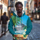 Afro Haiti Labadee Peninsula Zip Hoodie Caribbean Cruise Tropical Vibes - African Pride