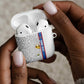DR Congo Football Custom AirPods Case Come On Leopards White Color