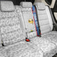 DR Congo Football Custom Back Car Seat Cover Come On Leopards White Color