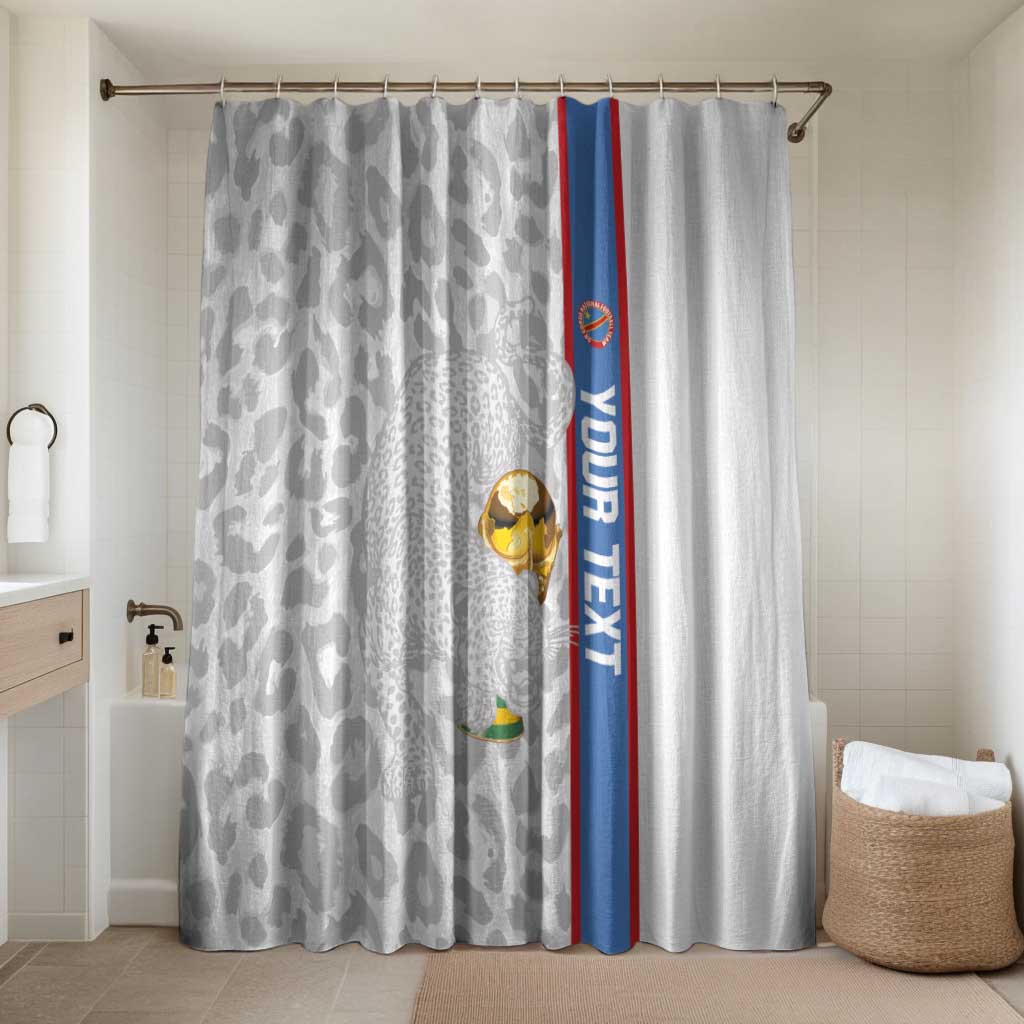 DR Congo Football Custom Bathroom Set Come On Leopards White Color