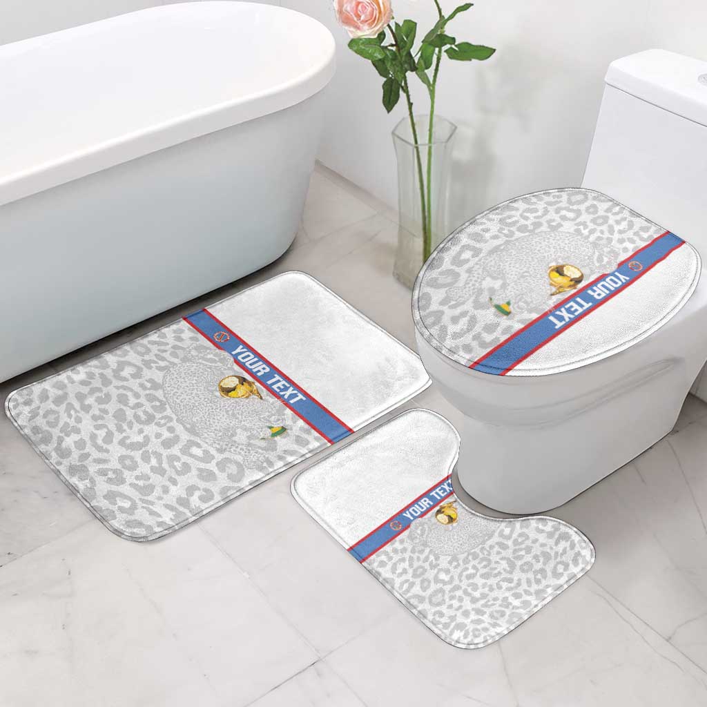 DR Congo Football Custom Bathroom Set Come On Leopards White Color