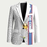 DR Congo Football Custom Blazer Come On Leopards White Color
