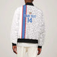 DR Congo Football Custom Bomber Jacket Come On Leopards White Color