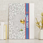 DR Congo Football Custom Canvas Wall Art Come On Leopards White Color