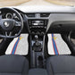 DR Congo Football Custom Car Mats Come On Leopards White Color