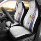 DR Congo Football Custom Car Seat Cover Come On Leopards White Color
