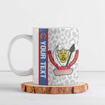 DR Congo Football Custom Ceramic Mug Come On Leopards White Color